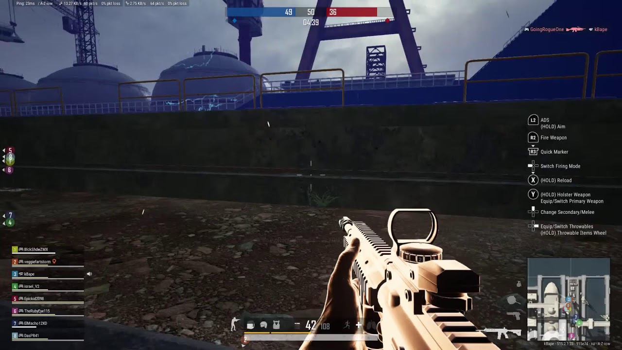 PUBG  gameplay  on google stadia free to play