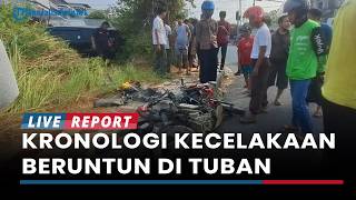 BREAKING NEWS : Kecelakaan Beruntun di Tuban, Innova Hantam 3 Kendaraan dan Tewaskan 1 Orang
