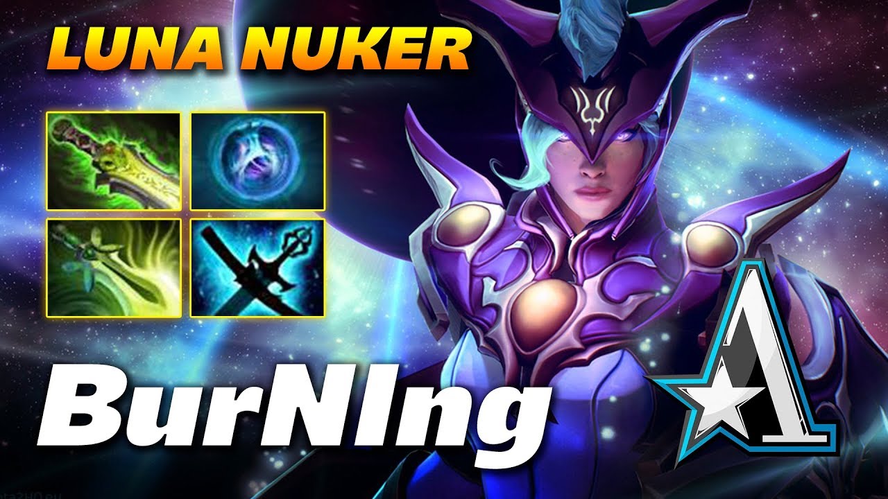 BurNIng Luna Nuker Build Dota 2 Pro Gameplay YouTube