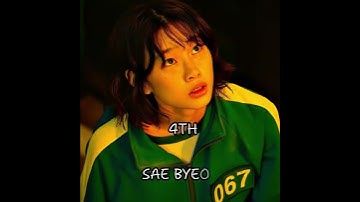 TOP 5 SMARTEST CHRACTERS IN SQUID GAME