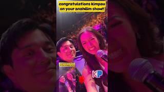 congratulations on your successful show in anaheim kimpau #kimpau #kimchiu #pauloavelino #anaheim