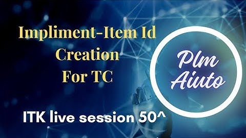 BMIDE Item Id Create |Teamcenter ItemId change