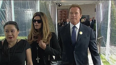 Nancy Reagan funeral: Schwarzenegger, Larry King a...