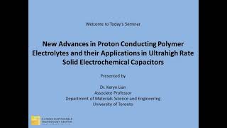 New Advances in Proton Conducting Polymer Electrolytes