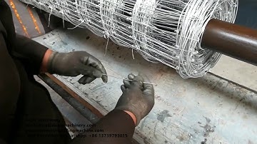 Field Fence Deer Fixed Knot Fence Weaving Making Machine