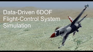 A Data-Driven 6DOF Flight-Control System for an F16