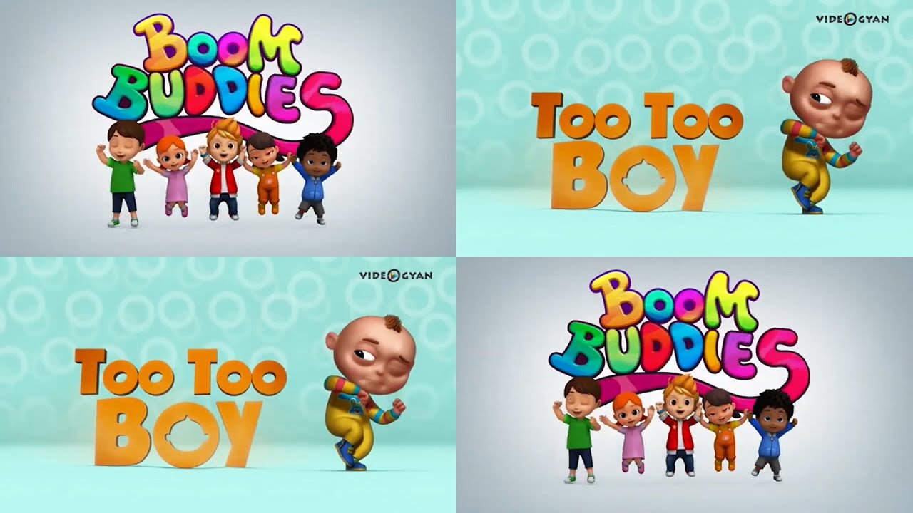 Boom Buddies and Too Too Boy logo Intro 1 million Times - YouTube