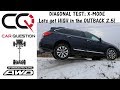 Diagonal test : Subaru Outback 2.5 with X-Mode | Short review Part 3/6