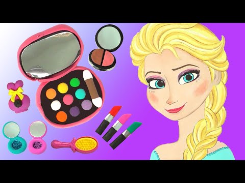 בובות מנייר אלזה מיתאפרת 