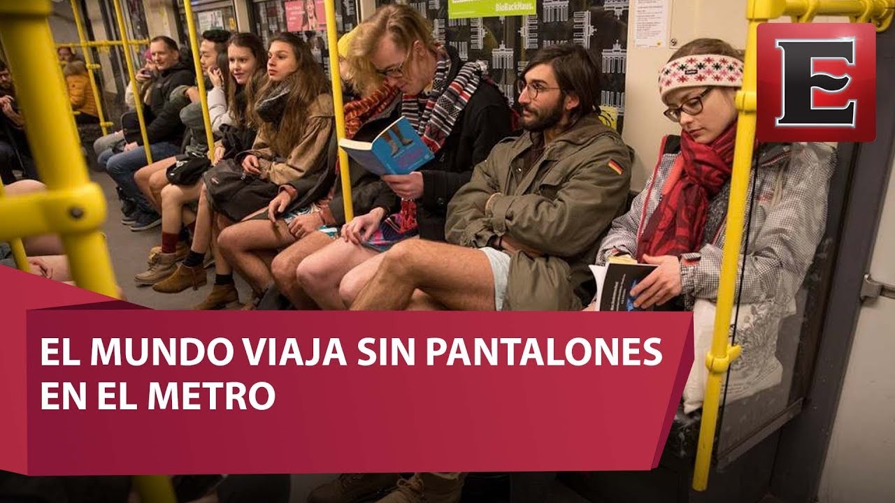 Un día sin pantalones en el Metro de República Checa