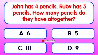 Mental Maths Quiz for Kids | Maths Trivia for Kids | Quiz Time | Maths for kids | @AAtoonsKids screenshot 1