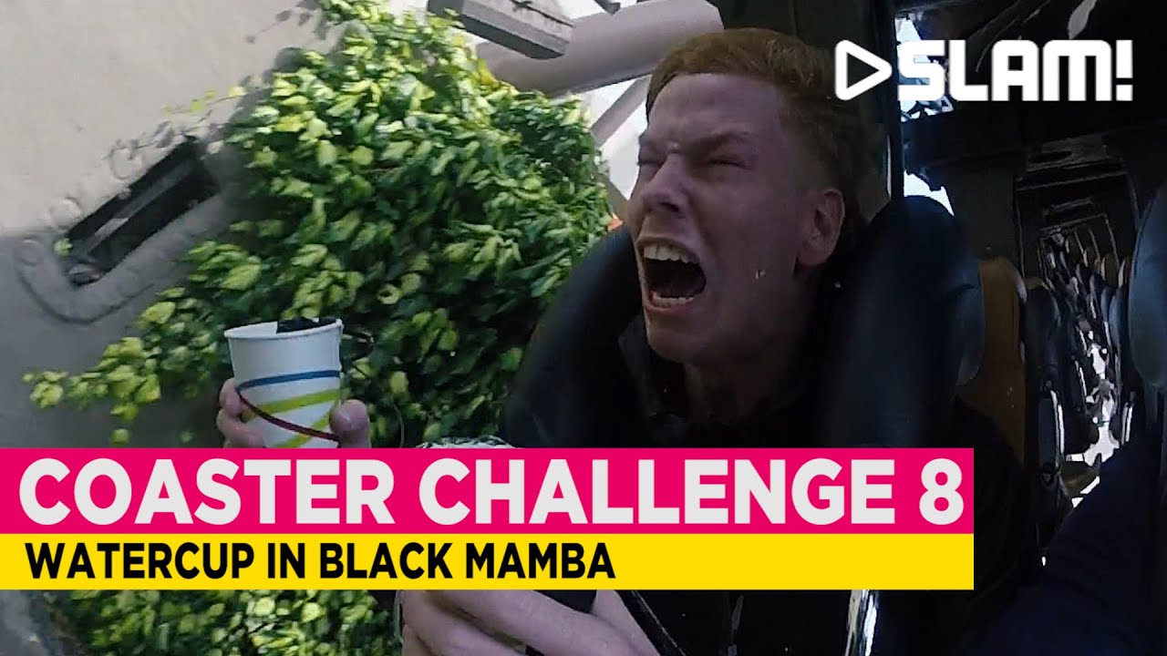 Rollercoaster Challenge #8: Watercup in Black Mamba | SLAM! producers examples