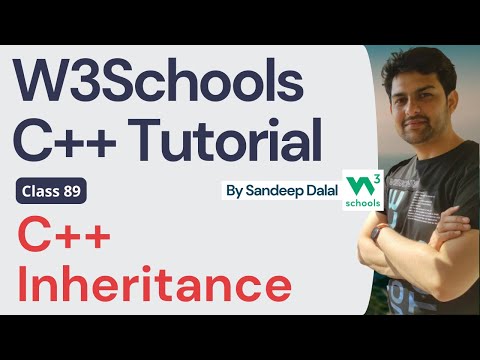 C++ Tutorial • C++ Inheritance • W3Schools • Object Oriented Programming using C++ Tutorial