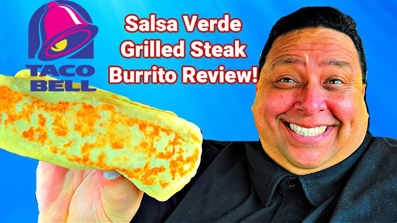 I tried Taco Bell's New Salsa Verde Grilled Chicken Burrito! Oops, I