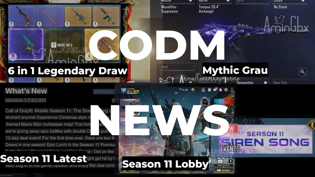 CODM News - Season 11|2 Mythic Draws|Double CP Event | Mythic Grau ...