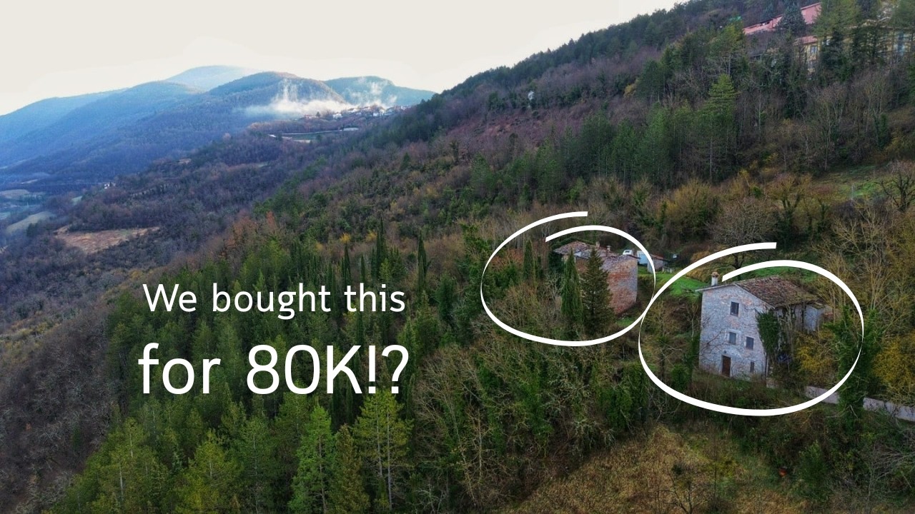 We bought an old stone house and ruin in Italy | House tour + cost breakdown. #1