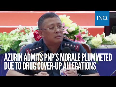 Azurin admits PNP’s morale plummeted due to drug cover-up allegations