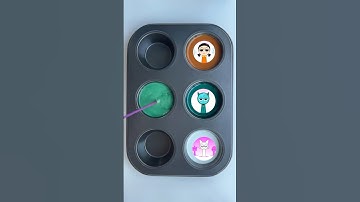 Guess the Mixed Colors of Squid game characters #colormixing #squidgame2 #satisfying