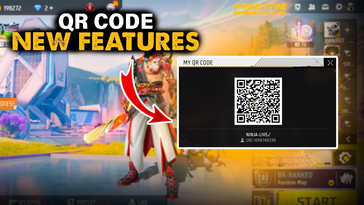 free fire qr codes 2025