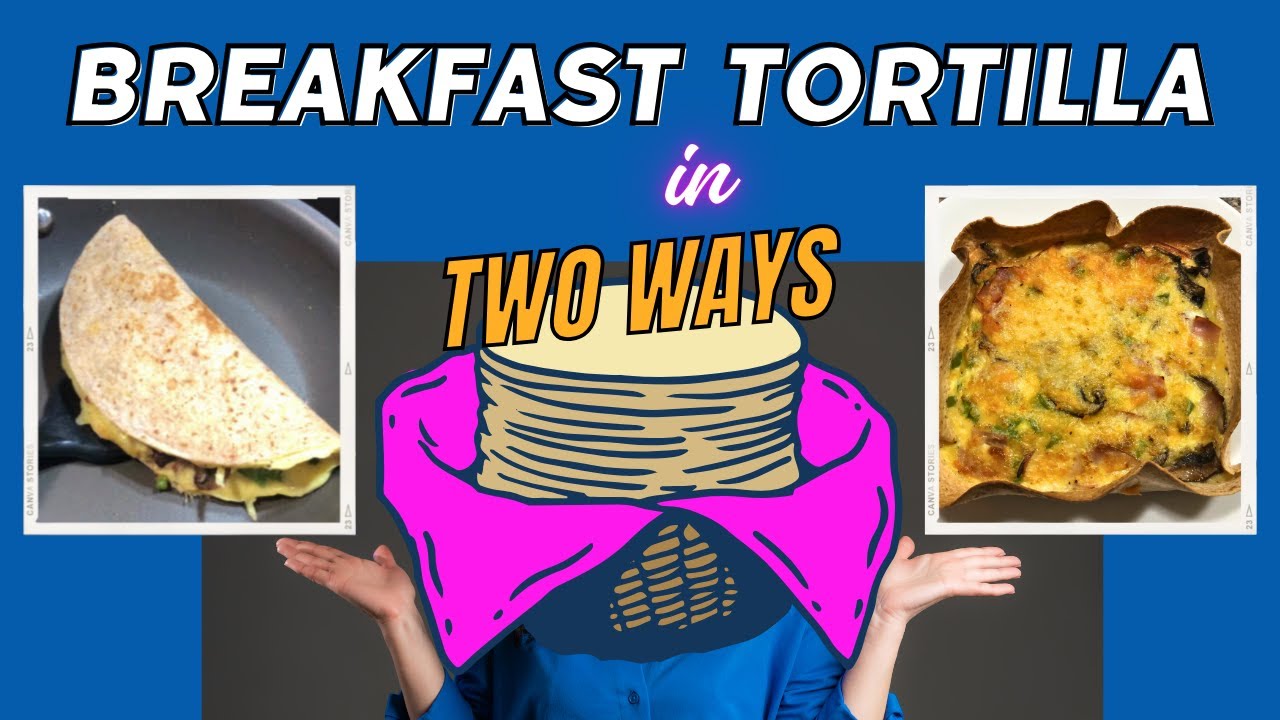 Easy Breakfast Tortilla Recipe with Egg, Mushroom, Ham & Cheese Pinoy Flavor Instant Pot Teacher