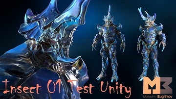 Creature Insect 01 Animations Unity