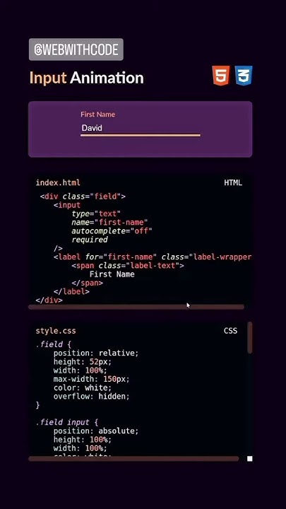 input animation in css #animation #input #css #javascript #cosplay # ...