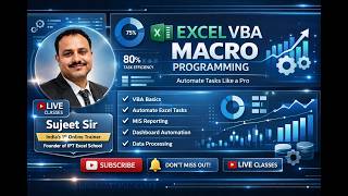 Stop Doing Manual Work in Excel #IPTExcelSchool