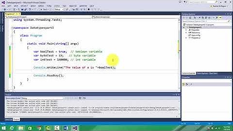 CSharp tutorial in urdu hindi 4 | C# video training | c# full course | variables in data types in c#