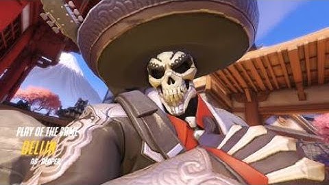 DELIJN Overwatch Play of the game Reaper Death Blossom Multiple Kills Defend objective