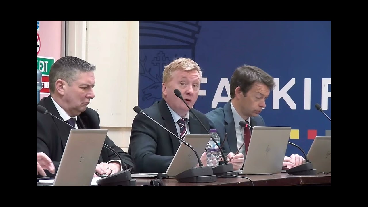 11th April, Falkirk Council meeting. Access to a vehicle for short