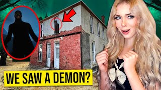 24 Hours Overnight in a DEMONIC HAUNTED House…(*terrifying*)