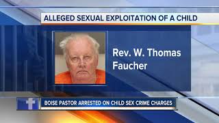 Police arrest retired Boise Rev. W. Thomas Faucher on child sexual exploitation charge