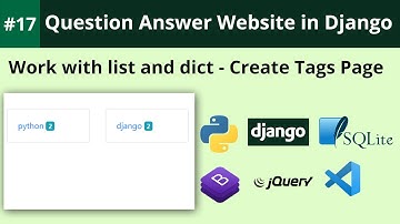 Django | Django Tutorial | Fetch comma separated tags from database | Q&A Website in Django