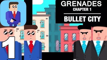 Mr Bullet - Spy Puzzles - GRENADES - CHAPTER 1 BULLET CITY - Walkthrough Video Part 1 (iOS Android)