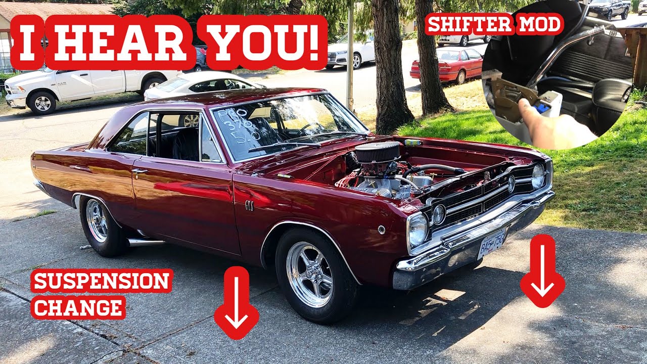 Manual valve body shifter mod and suspension change straight from the