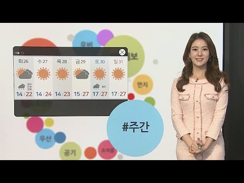 [날씨트리] 내일 출근길 뿌연 시야…오후부터 곳곳 비 / 연합뉴스TV (YonhapnewsTV)