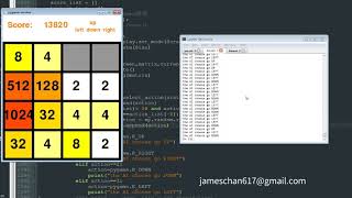 How AI plays 2048 game