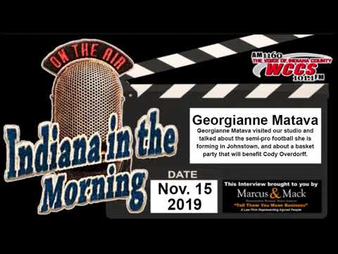 Indiana in the Morning Interview: Georgianne Matava (11-15-19)