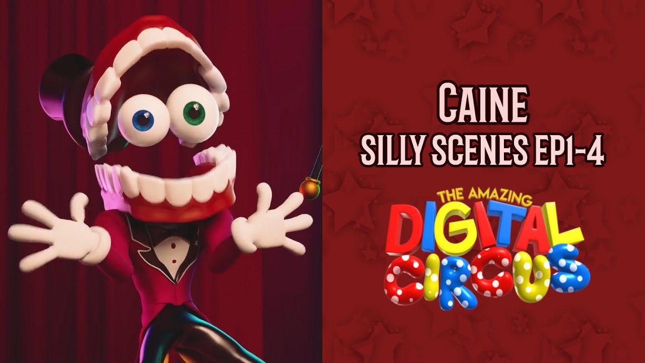 The Amazing Digital Circus - Caine happy scenes (ep1-4) - YouTube