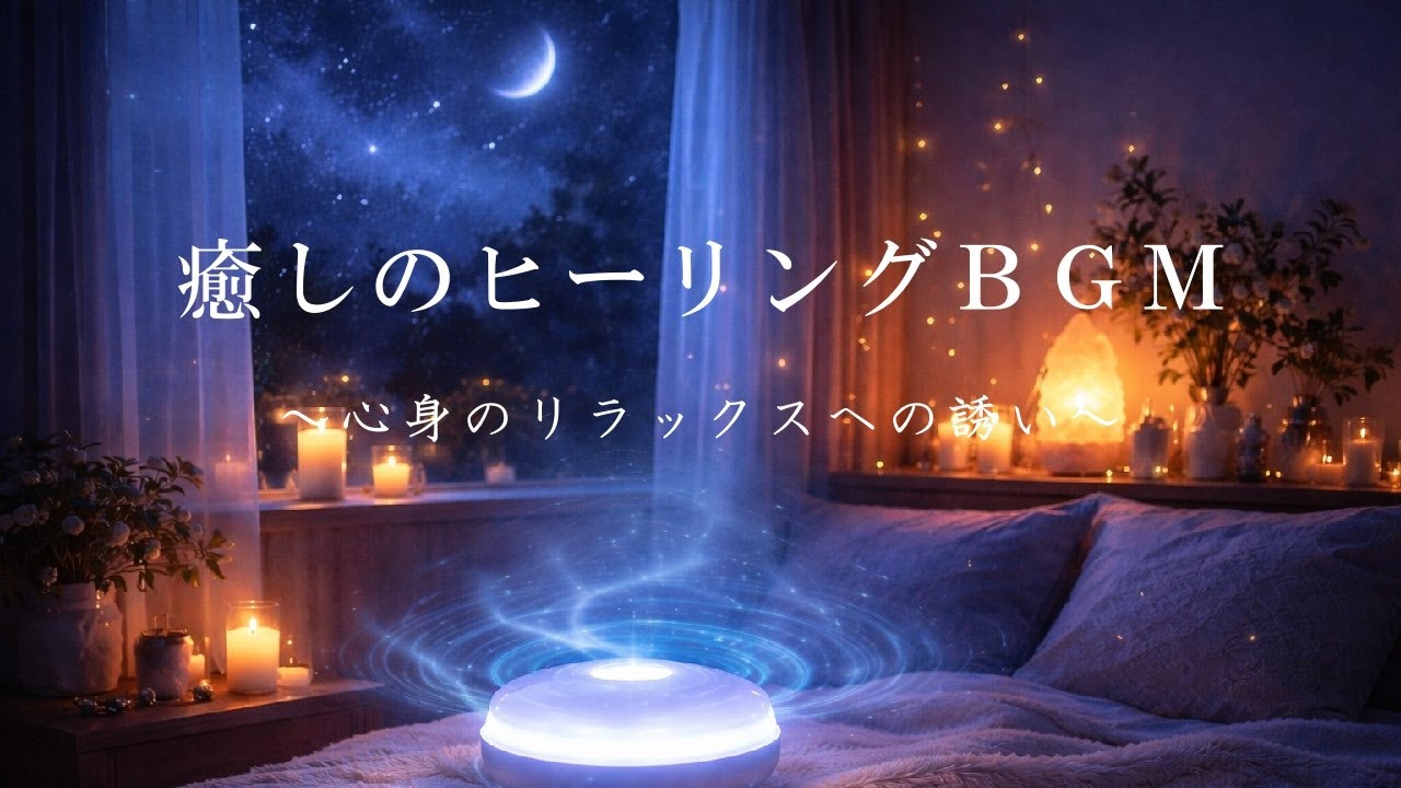 【夜BGM】癒しのヒーリングBGM ～心身のリラックスへの誘い～【作業用・勉強用・睡眠用】