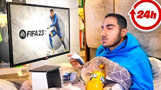 چالش 24 ساعت فیفا 23 بازی کردن!!😱از نوب به بازیکن حرفه ای🔥😍