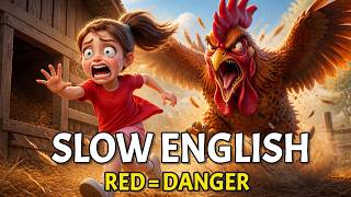 The Red Shirt That Scared the Farm | English Listening Story Compilation for Beginners (A1–A2 Level)