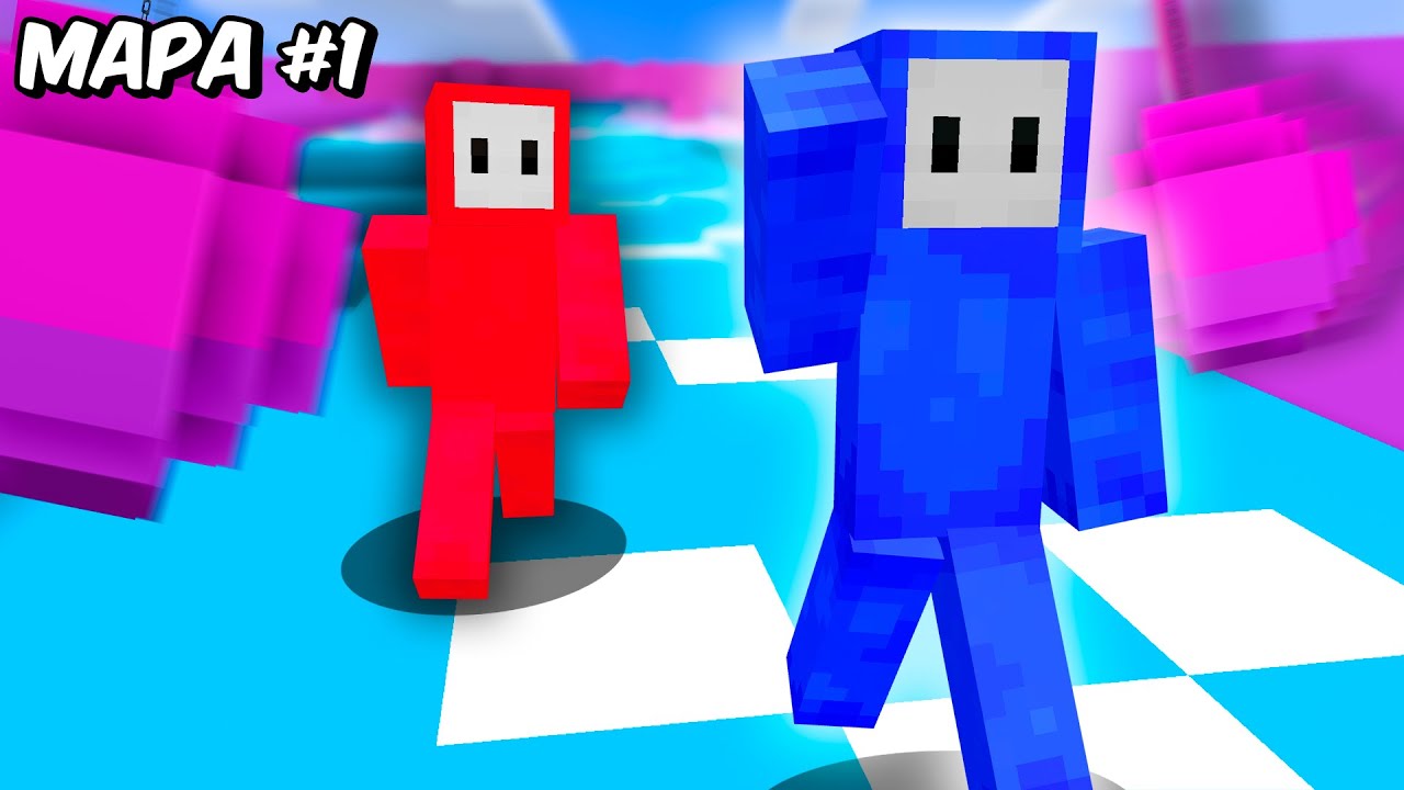 Hice Fall Guys en Minecraft - YouTube