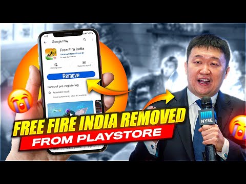 FREE FIRE INDIA REMOVED FROM PLAYSTORE 😭  BANNED 💔 