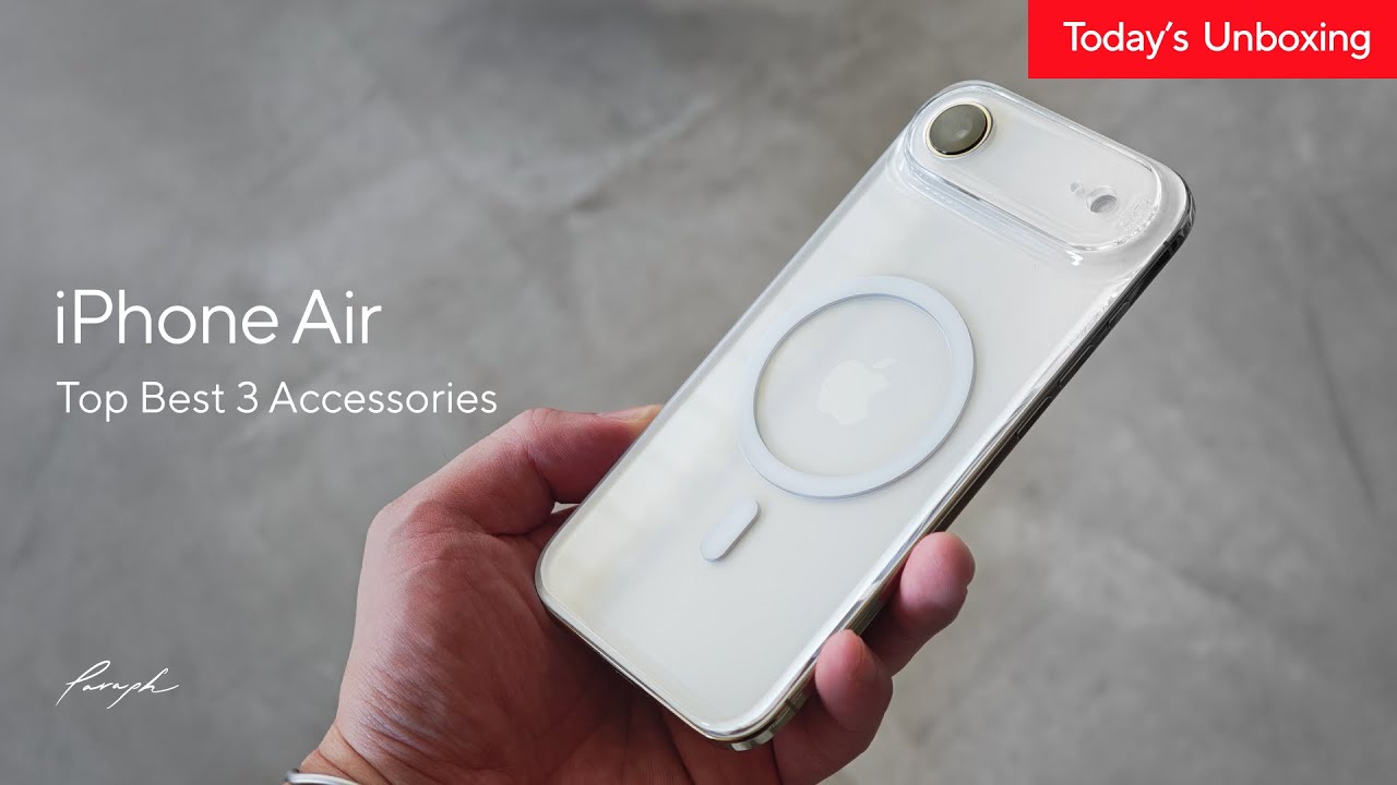 Must-Have] 3 Highly Recommended Films & Cases for iPhone Air