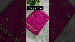 Simple design aari work blouse material affordable price premium quality#viralvideo #trending #song