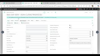 Famous Microsoft Business Central - Create SO from Blanket Sales Order and export Shipment Instruction Profile