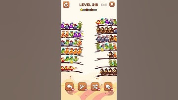 Bird Sort 2: Color Puzzle Level 218 #games #gaming #gameplay