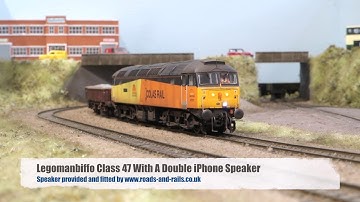 Double iPhone Speaker Fitted To A Bachmann Class 47