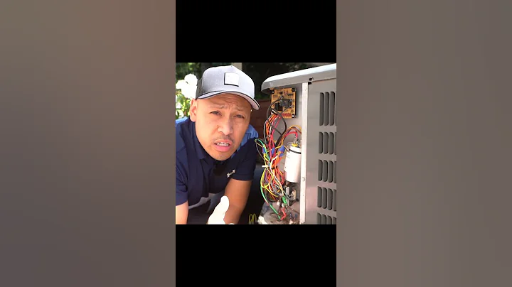 How To TEST & REPLACE An AC Capacitor! PART 1#shorts